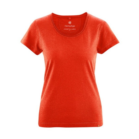 Tee-Shirt Manches Courtes pour Femme en Chanvre et Coton Bio Hempage
