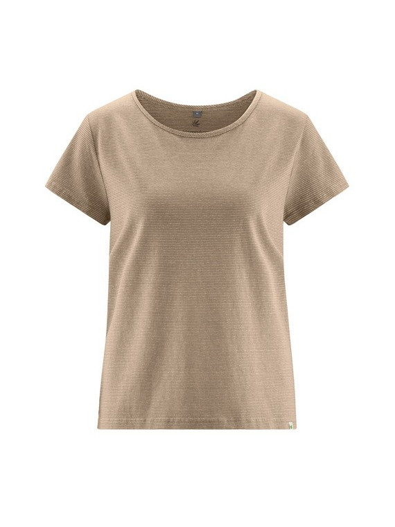 Tee-Shirt Manches Courtes pour Femme Chanvre et Coton Bio Hempage