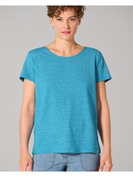 Tee-Shirt Manches Courtes pour Femme Chanvre et Coton Bio Hempage