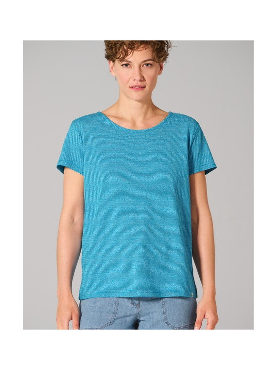 Tee-Shirt Manches Courtes pour Femme Chanvre et Coton Bio Hempage