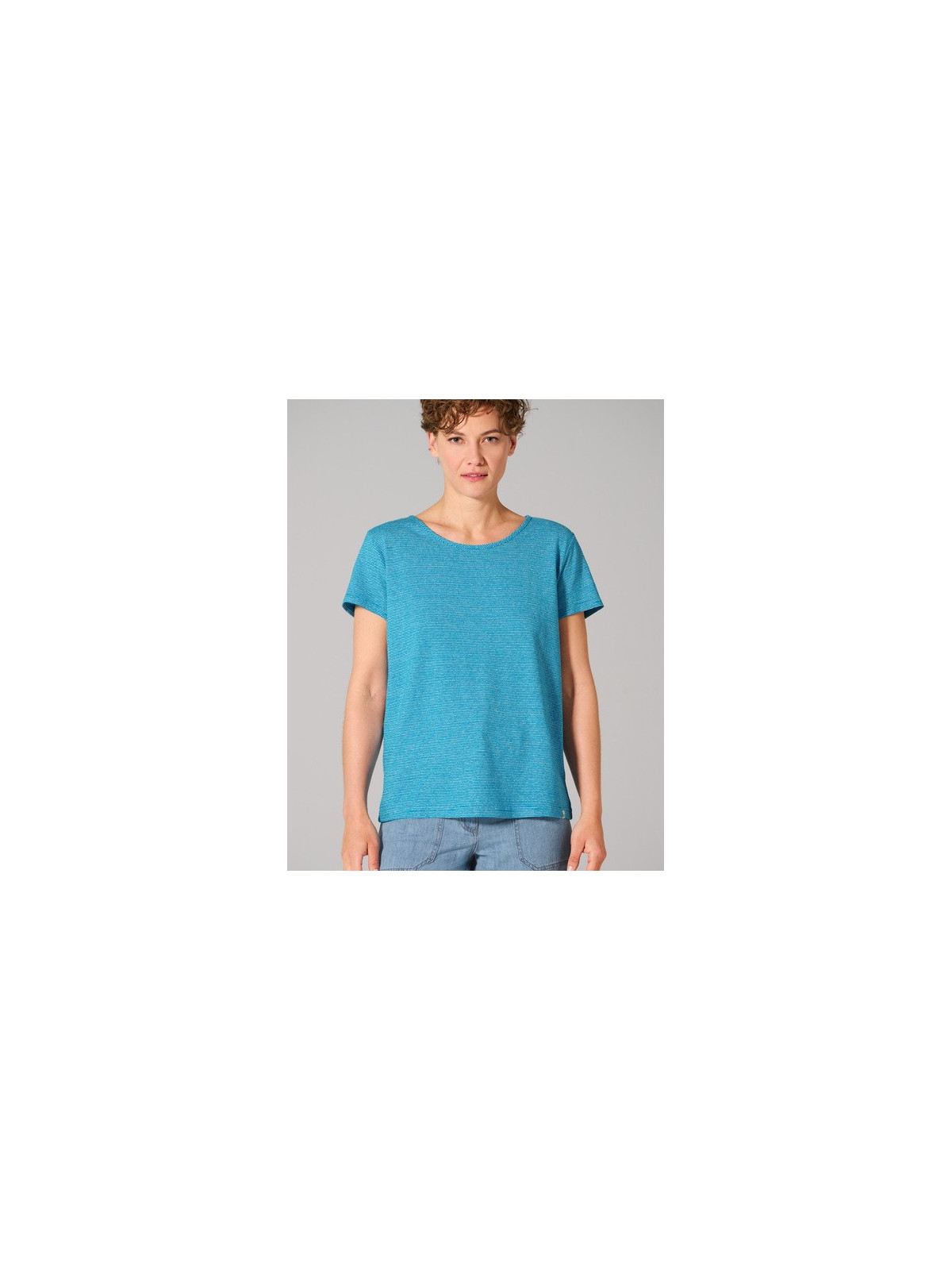 Tee-Shirt Manches Courtes pour Femme Chanvre et Coton Bio Hempage