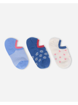 Socquettes invisibles pour Femme Motifs coeurs en Bambou - Thought