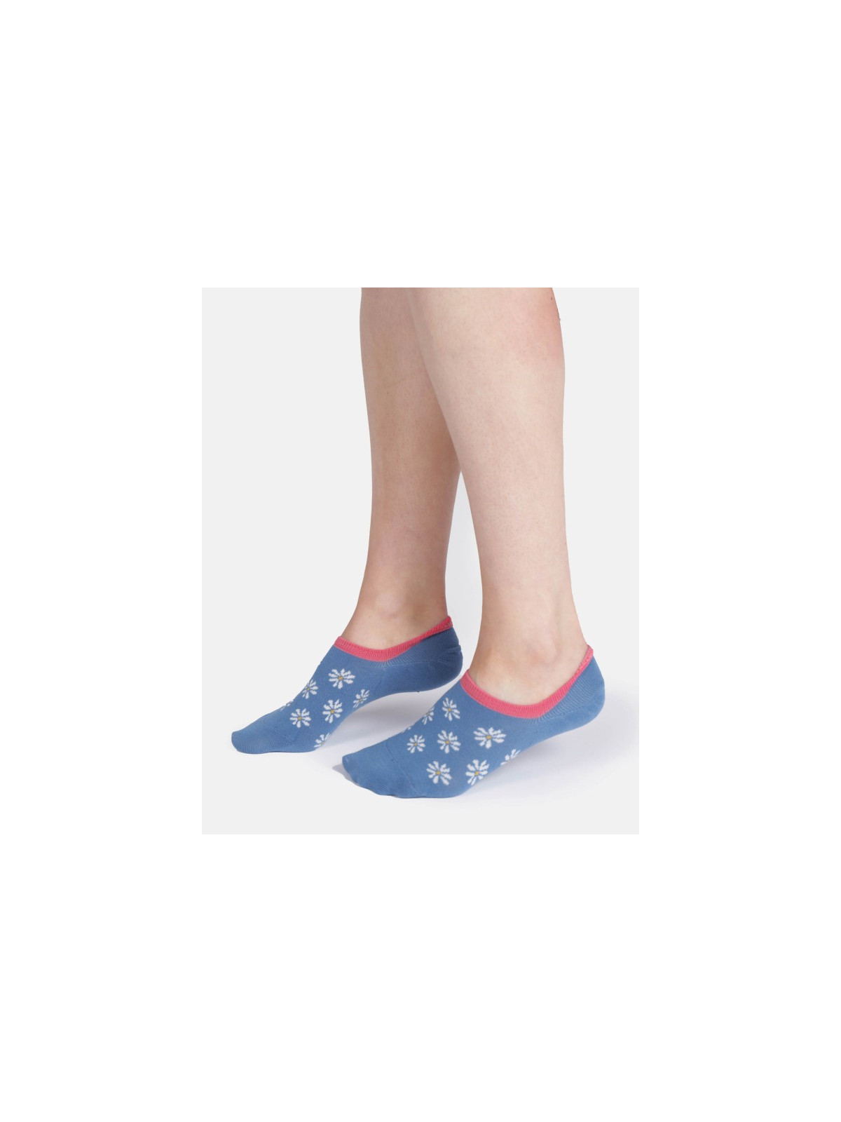 Socquettes invisibles pour Femme Motifs coeurs en Bambou - Thought