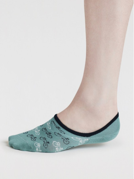 Socquettes invisibles pour Homme Motifs coeurs en Bambou - Thought