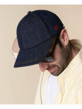 Casquette en Denim noir ou bleu, Unisexe -1083