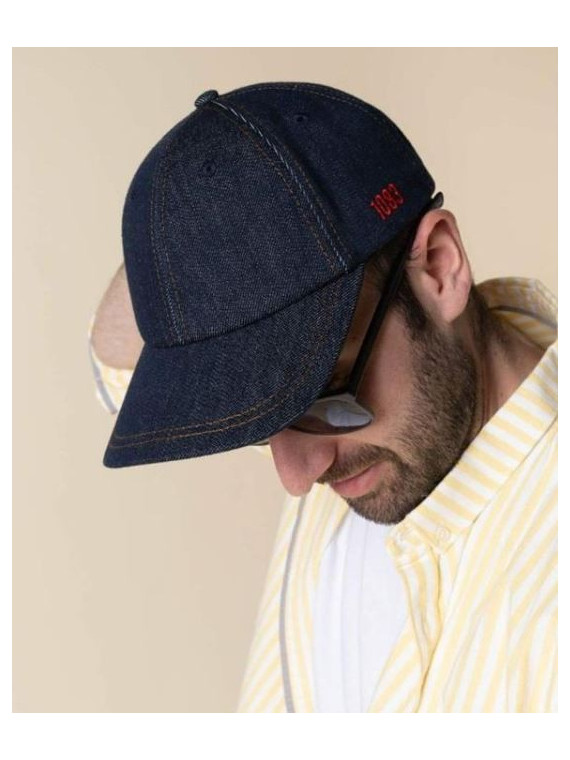 Casquette en Denim noir ou bleu, Unisexe -1083