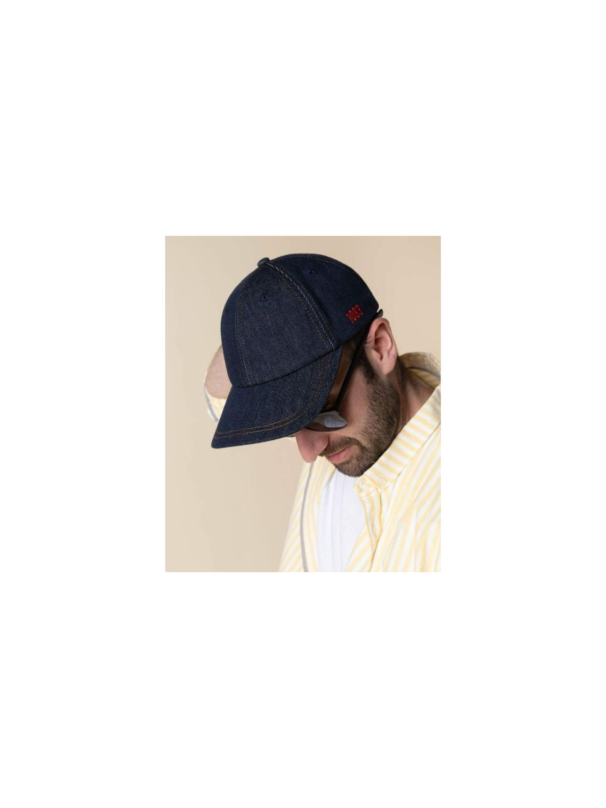 Casquette en Denim noir ou bleu, Unisexe -1083