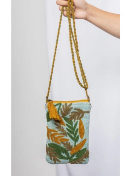 Grande pochette avec bandoulière 100% coton bio Tranquillo Ce sac c...