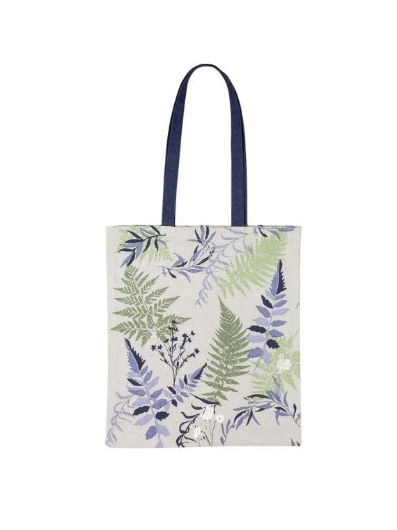 Totebag Sac en Tissu Motif "Forêt Noire" 100% Coton Bio Tranquillo