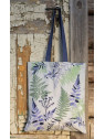 Totebag Sac en Tissu Motif "Forêt Noire" 100% Coton Bio Tranquillo