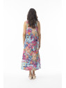 Robe pour Femme en 100% coton bio Motifs Fleurs - Orientique