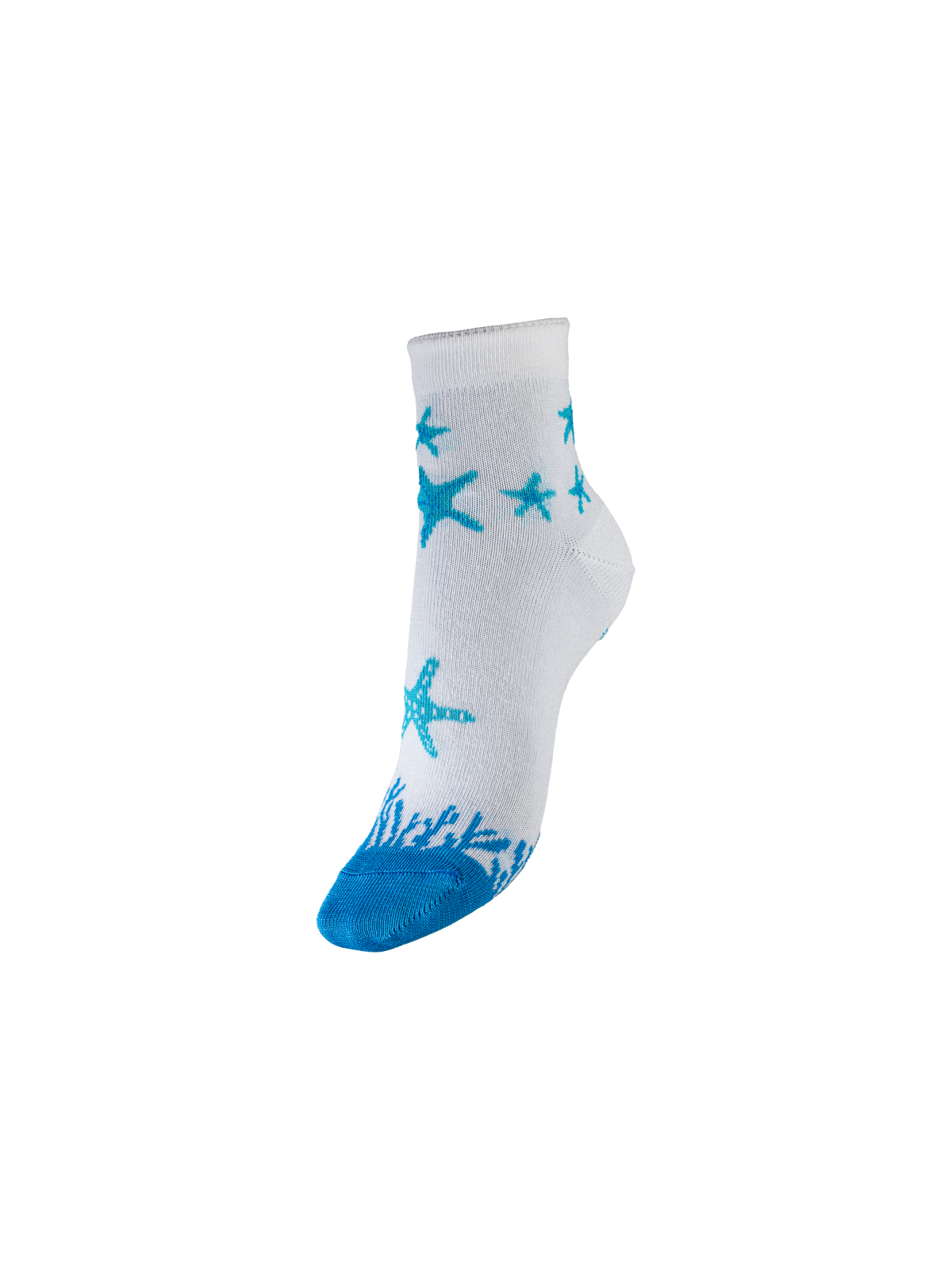 Chaussettes Françaises "Sous la mer" en coton bio Coccinelle...