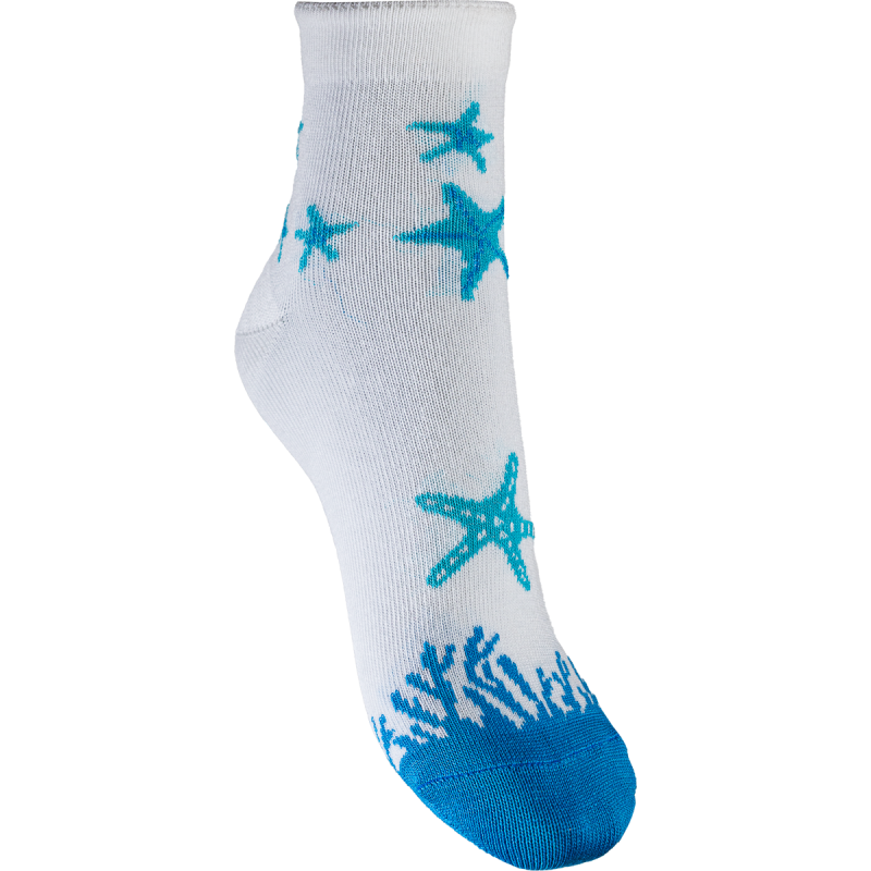 Chaussettes Françaises "Sous la mer" en coton bio Coccinelle...