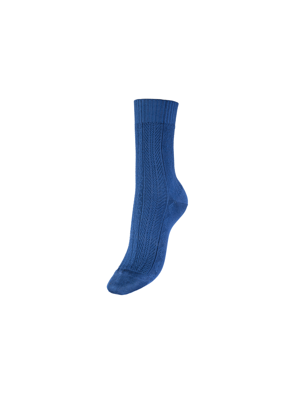Chaussettes Françaises "Harmonie Marine" en fil d'Ecosse - Coccinelle