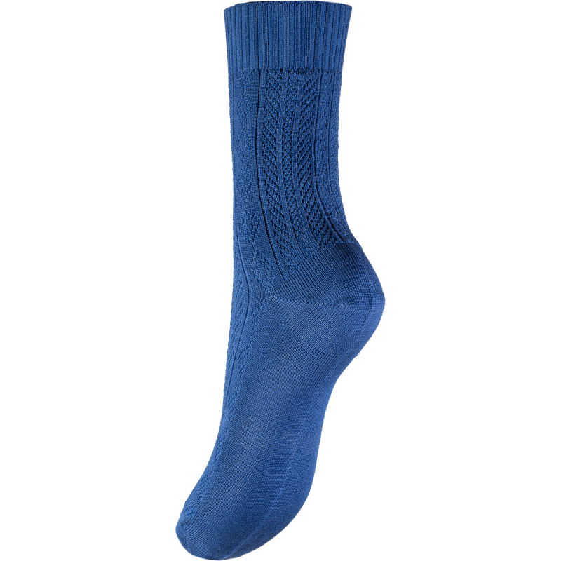 Chaussettes Françaises "Harmonie Marine" en fil d'Ecosse - Coccinelle