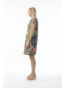 Robe pour Femme en 100% coton bio Motifs Fleurs - Orientique