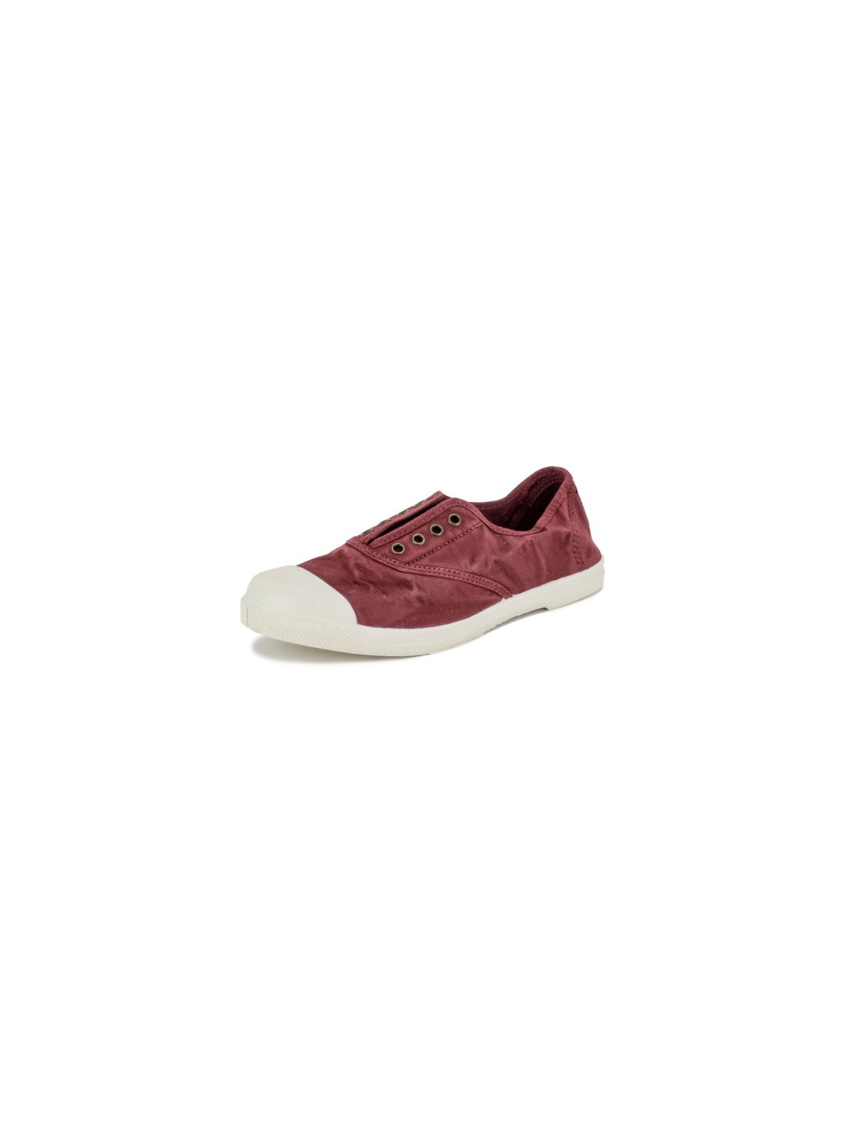 Chaussures pour Femme en Coton Bio Couleur Bordeaux - Naturalworld