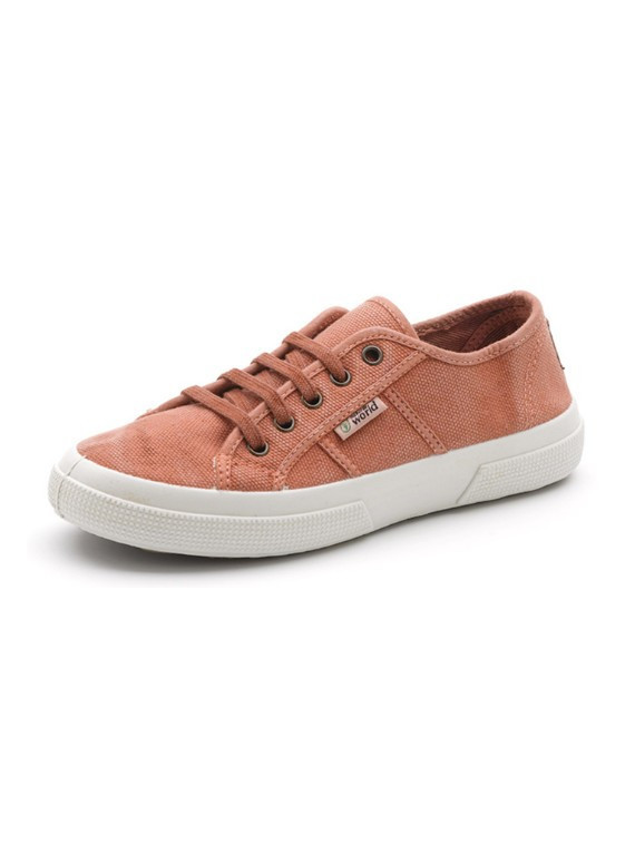 Chaussures Couleur Brique pour Femme en Coton Bio - Naturalworld