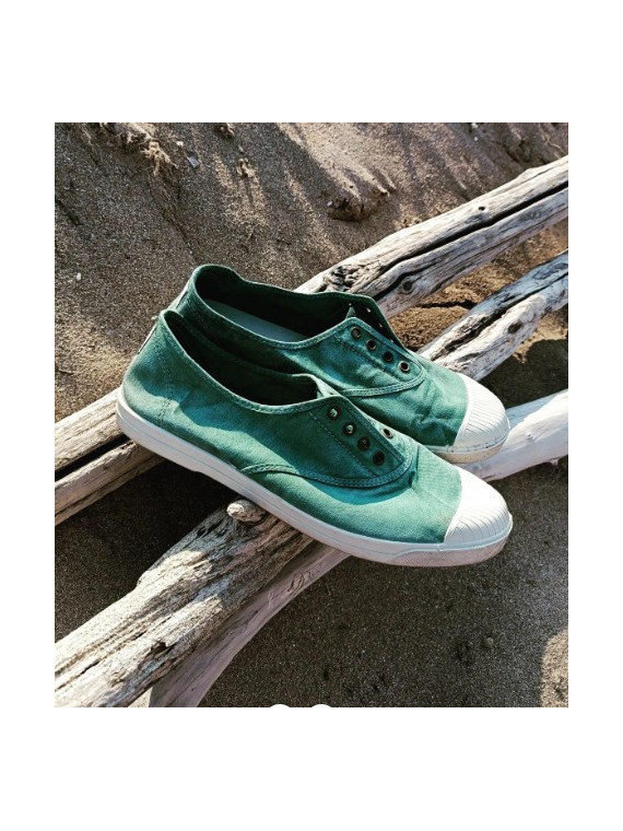 Chaussures Vertes pour Homme en Coton Bio - Naturalworld