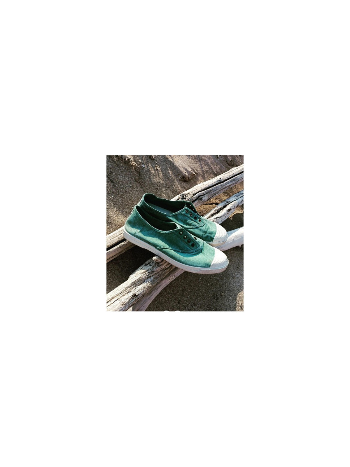 Chaussures Vertes pour Homme en Coton Bio - Naturalworld