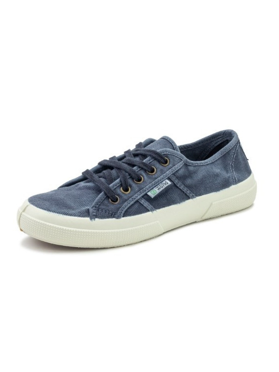 Chaussures Couleur Marine Mixtes en Coton Bio - Naturalworld
