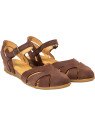 Chaussures Type Sandales à Bout Fermé Couleur Marron - El Naturalista