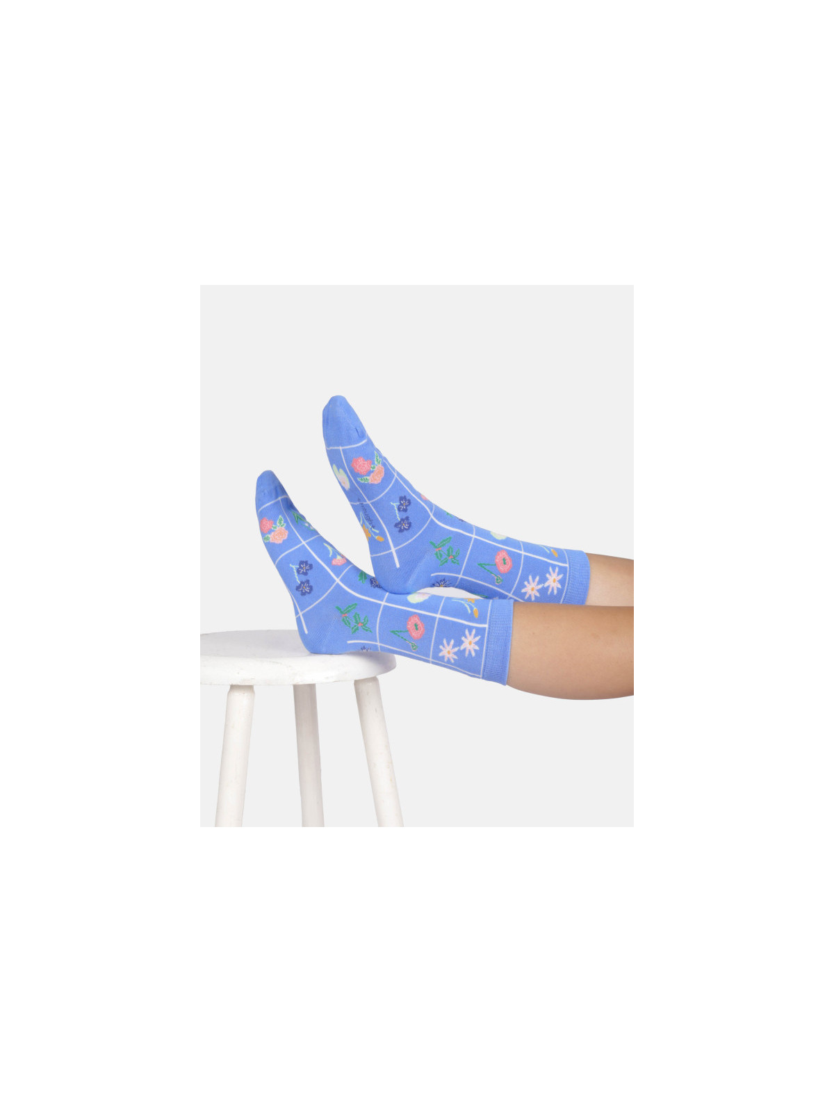 Coffret "Fleurs" chaussettes coton bio 37-41