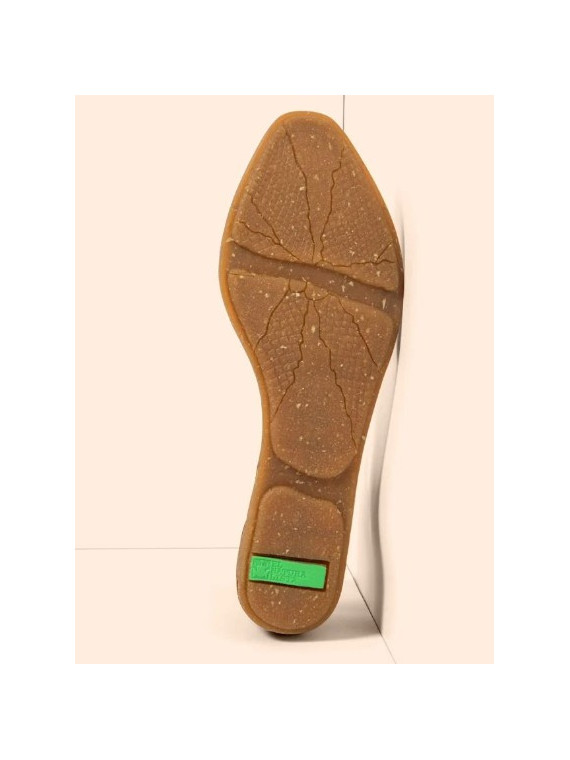 Chaussures Type Sandales à Bout Fermé Couleur Crème - El Naturalista