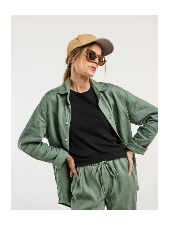 Chemise Manches Longues Mixte en 100% Lin - La Gentle Factory