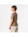 Tee-shirt Manches Courtes Pour Femme en 100% Coton Bio - Livingcrafts