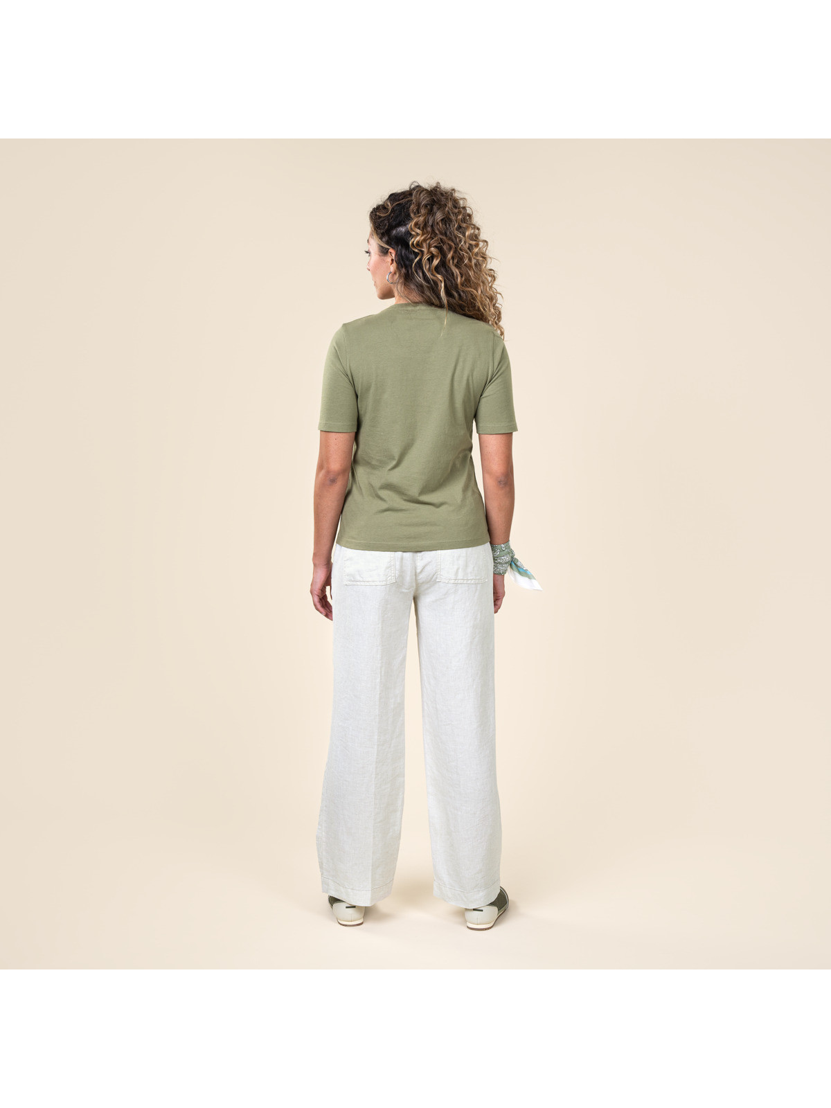 Tee-shirt Manches Courtes Pour Femme en 100% Coton Bio - Livingcrafts