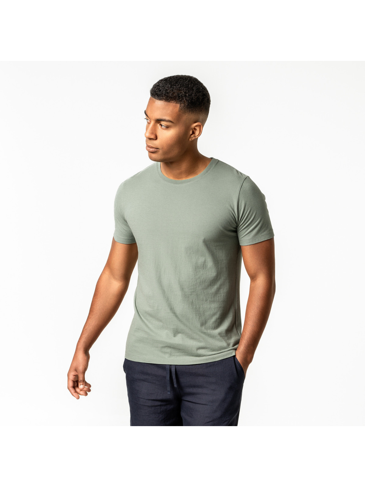 Tee-Shirt pour Homme en 100% Coton Bio divers Coloris Livingcrafts