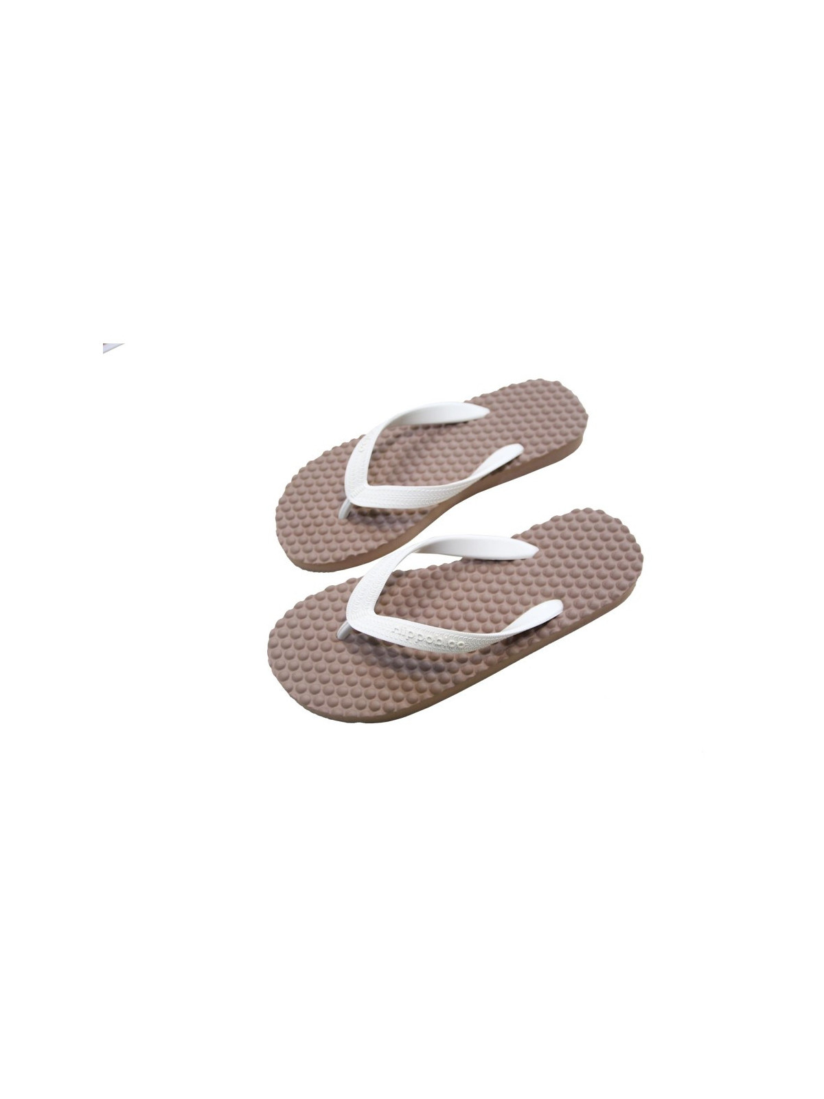 tongs caoutchouc vert/bordeaux