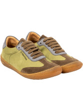 Chaussures à Lacets Couleur vert et bleu denim, Modèle Pawikan de El Naturalista