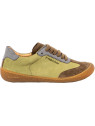Chaussures à Lacets Couleur vert et bleu denim, Modèle Pawikan de El Naturalista