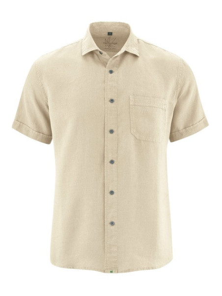 Chemisette unie pour Homme en 100% Chanvre- Hempage