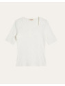 Tee-shirt "Amandine" encolure carrée coton bio