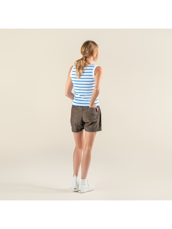 Short Court pour Femme en Denim 100% Coton Bio - Livingcrafts