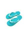 Tongs en 100% Caoutchouc Couleur Turquoise - Hippobloo