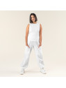 Pantalon Léger pour Femme en 100% Coton Bio blanc - Livingcrafts
