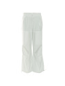 Pantalon Léger pour Femme en 100% Coton Bio blanc - Livingcrafts