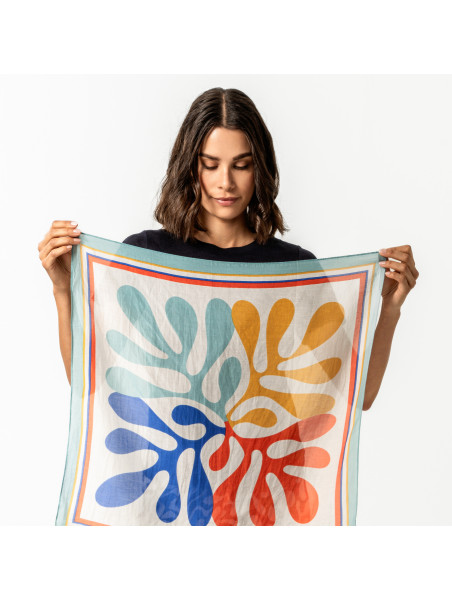 Echarpe Unisexe en 100% coton bio  Living Crafts