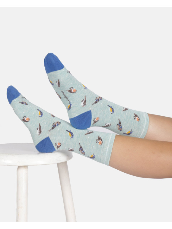 Coffret "Oiseaux" chaussettes bambou & coton bio 37-41