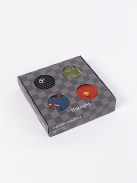 Coffret "Football" chaussettes en coton bio 41-45