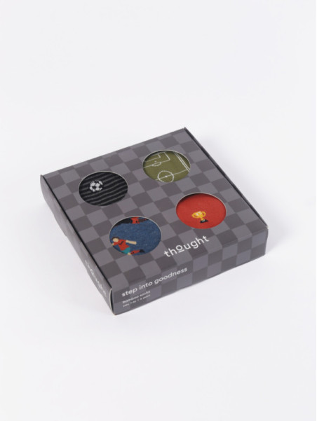 Coffret "Football" chaussettes en coton bio 41-45