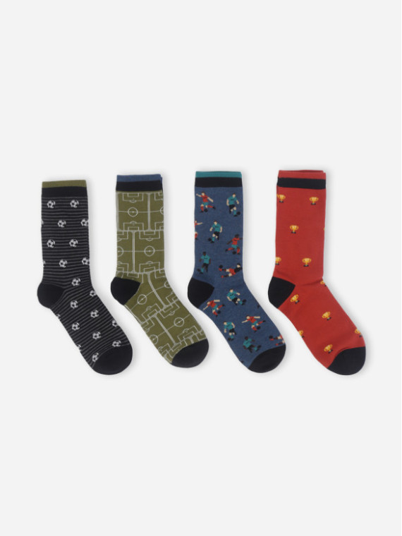 Coffret "Football" chaussettes en coton bio 41-45