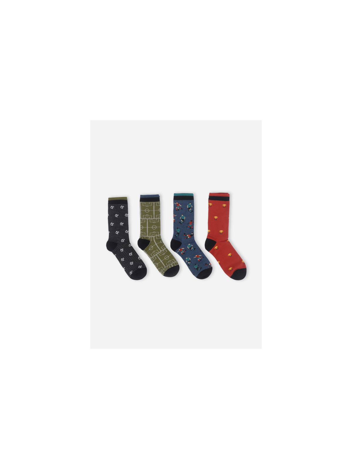Coffret "Football" chaussettes en coton bio 41-45