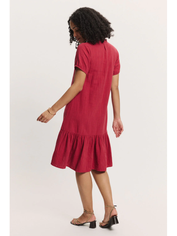 Robe pour Femme 100% Coton BIO, Motifs Rétro - Tranquillo