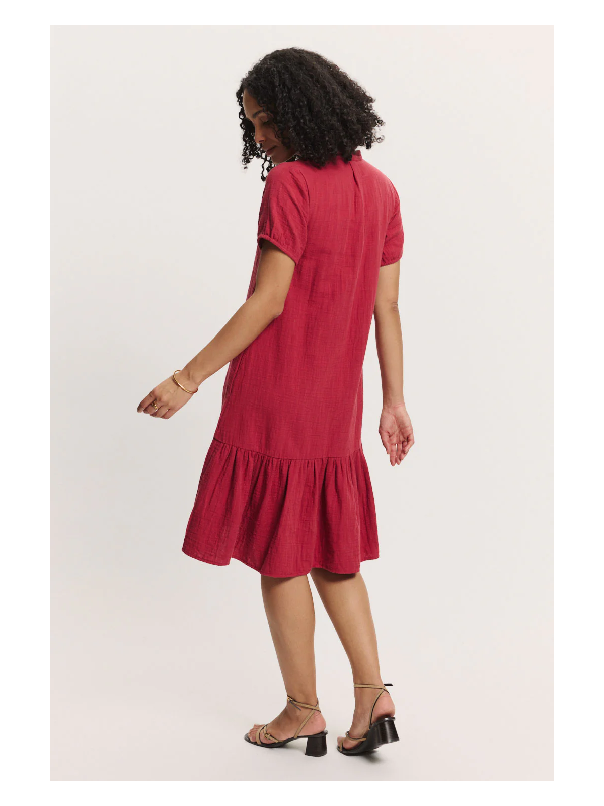Robe pour Femme 100% Coton BIO, Motifs Rétro - Tranquillo