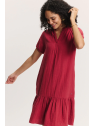 Robe pour Femme 100% Coton BIO, Motifs Rétro - Tranquillo